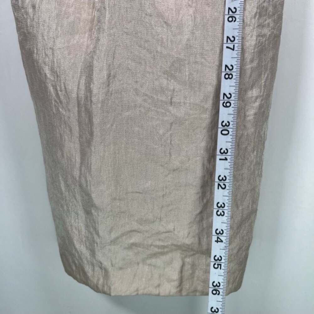 NWT ALEXIA ADMOR NEW YORK USA Made 🇺🇸‎ Champagne Bow Halter Neck Mini Dress S - Picture 10 of 16